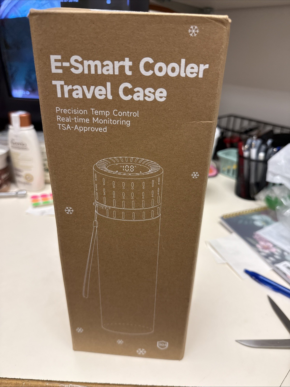 Electric Insulin Cooler Travel Case, USB Charger & Biogel Ice Box - Unlimited...