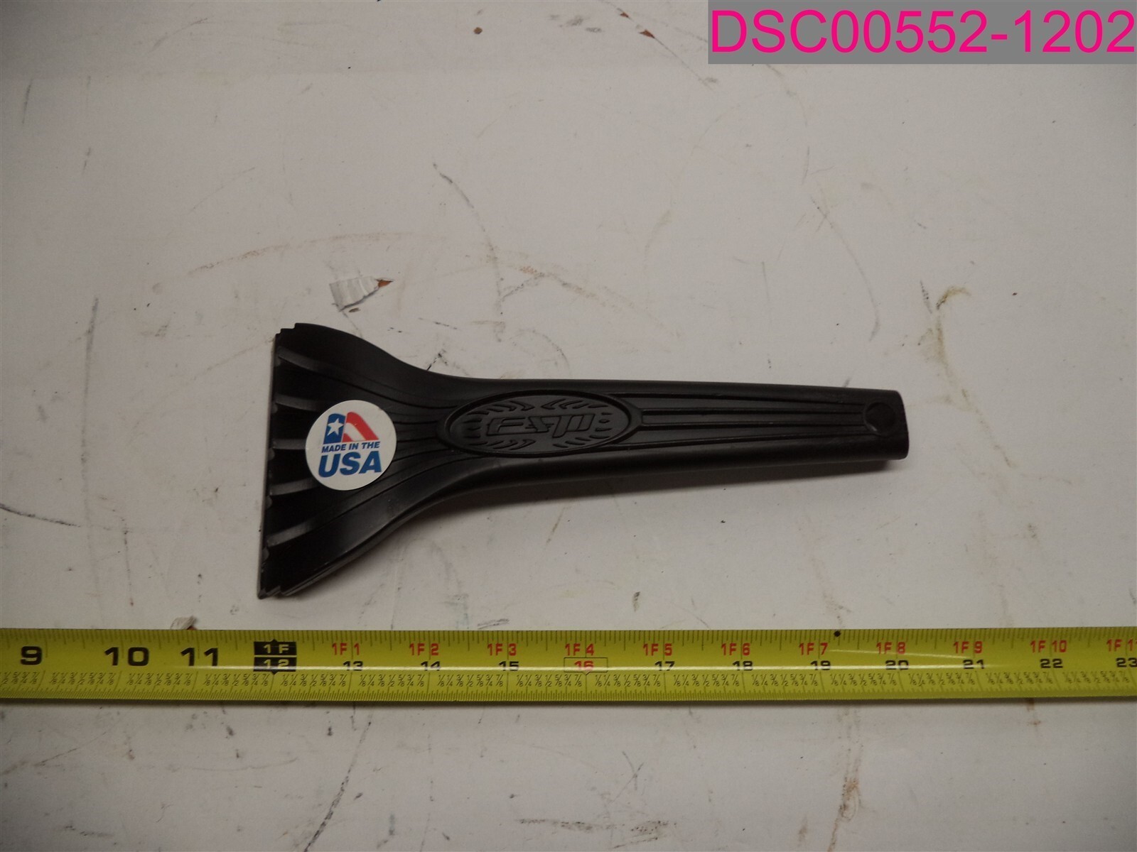 QTY=39; ESP 9" Ice Scraper Black Plastic MADE IN USA