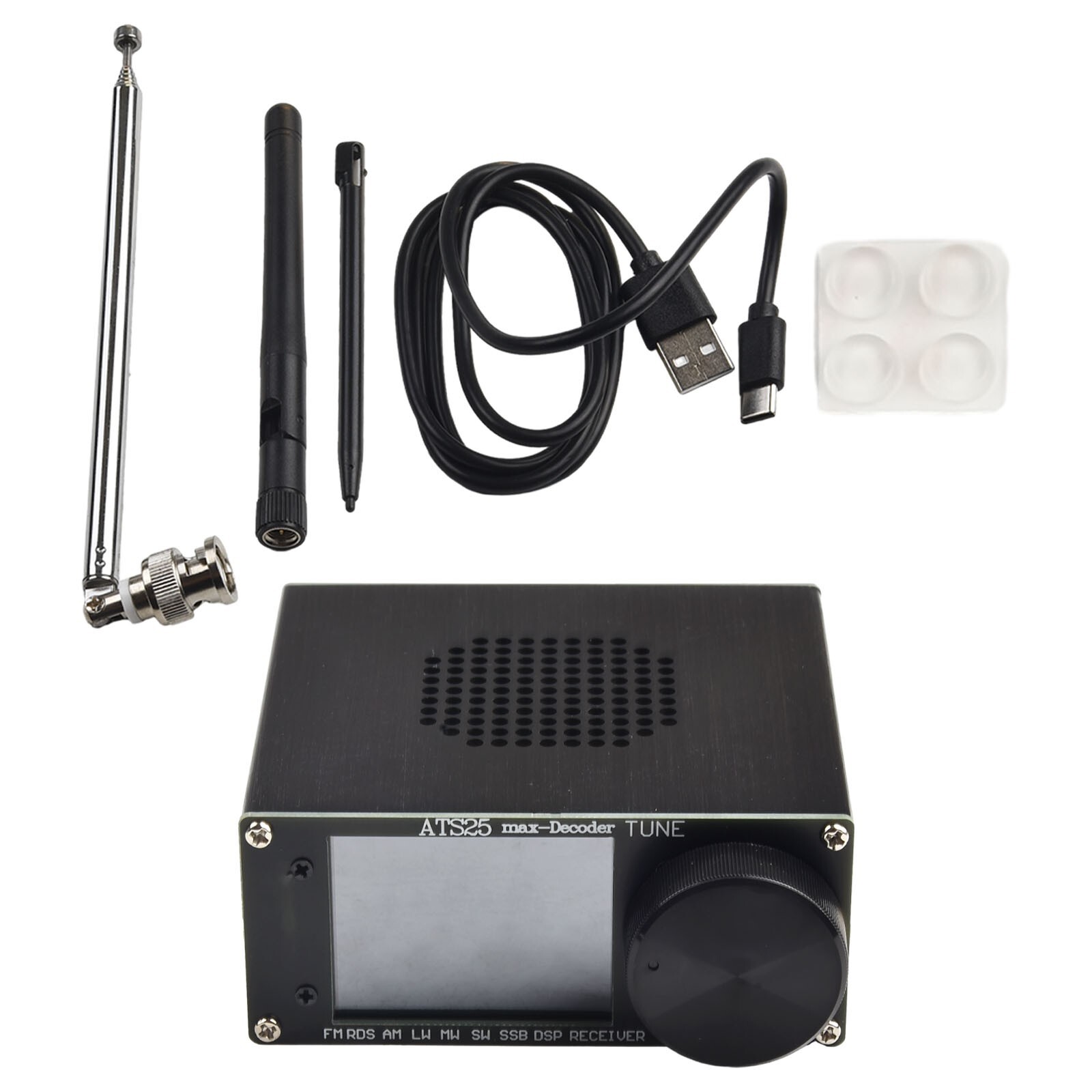 ATS-25max-Decoder Si4732A10 Full-Ba N D Receiver Support for cw RTTY FT8 FT4 SW