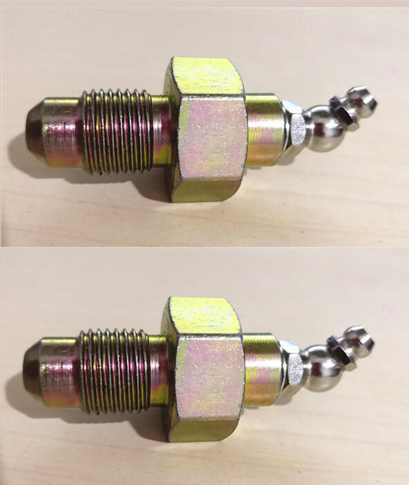 2PC Track Adjuster Grease Valve For Cat Hitachi JD 4255055R 4255055