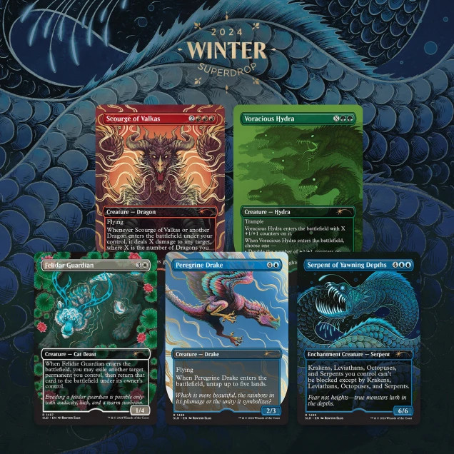 MTG SLD The Beauty of the Beasts Non Foil Sealed Pack Only Secret Lair Magic