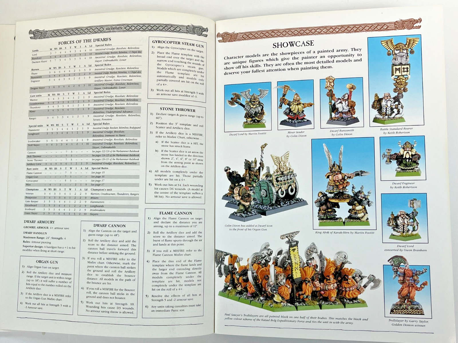 Warhammer Dwarfs Army Book (2000) 6th Ed Games Workshop OOP