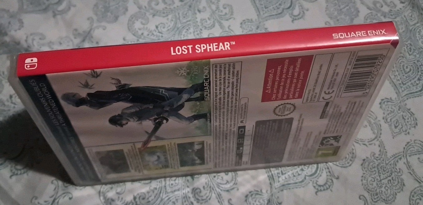 Lost Sphear NO GAME Nintendo Switch Original Replacement Pegi CASE ONLY