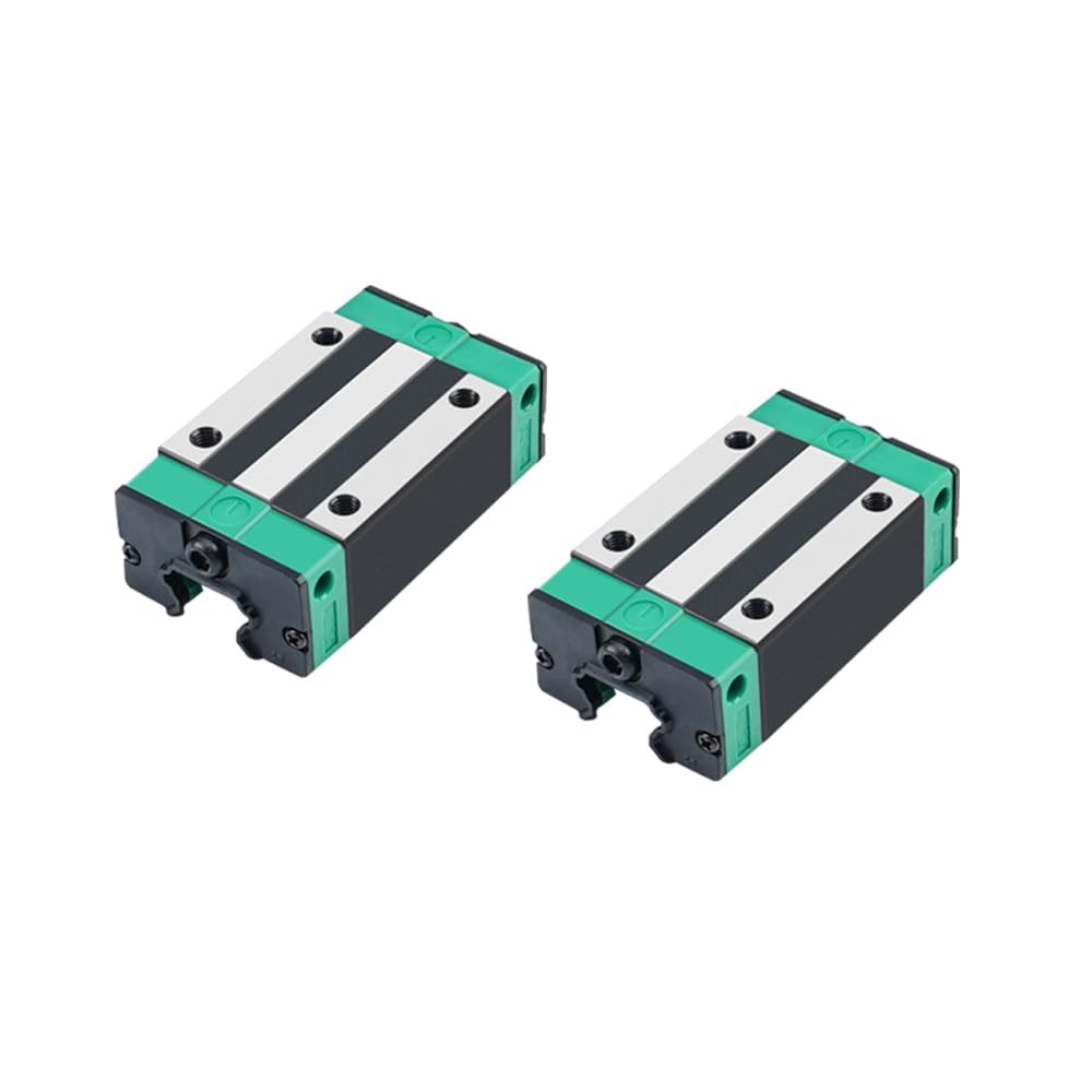 LDTeemm HGH20CA Linear Slider Bearing, 2pcs HGH20CA Square Bearing Slider Blo...