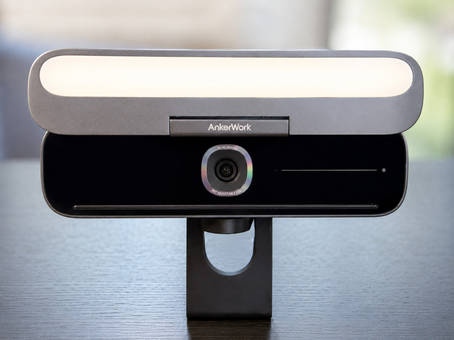 AnkerWork B600 2K Video Bar Webcam Speaker Mic Light A3383 Tested