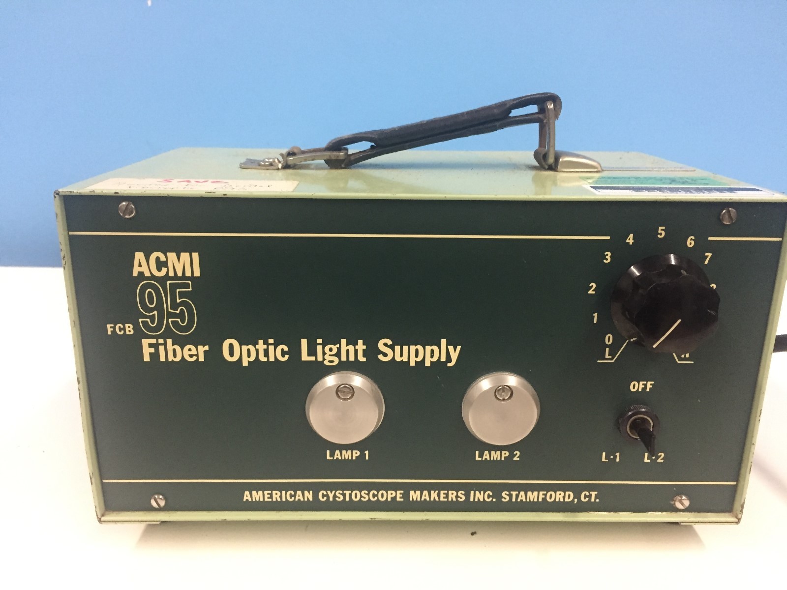 ACMI American Cytoscope FCB 95 Dual Lamp Medical Fiber Optic Light Supply