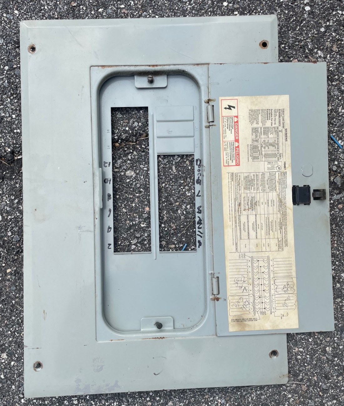 G1836ML3150CU Panelboard Cover, Siemens, 18 space, 3 Phase