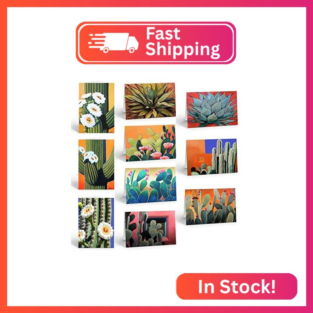 Stonehouse Collection Cactus Note Card | Arizona Note Card | Succulent Note Card