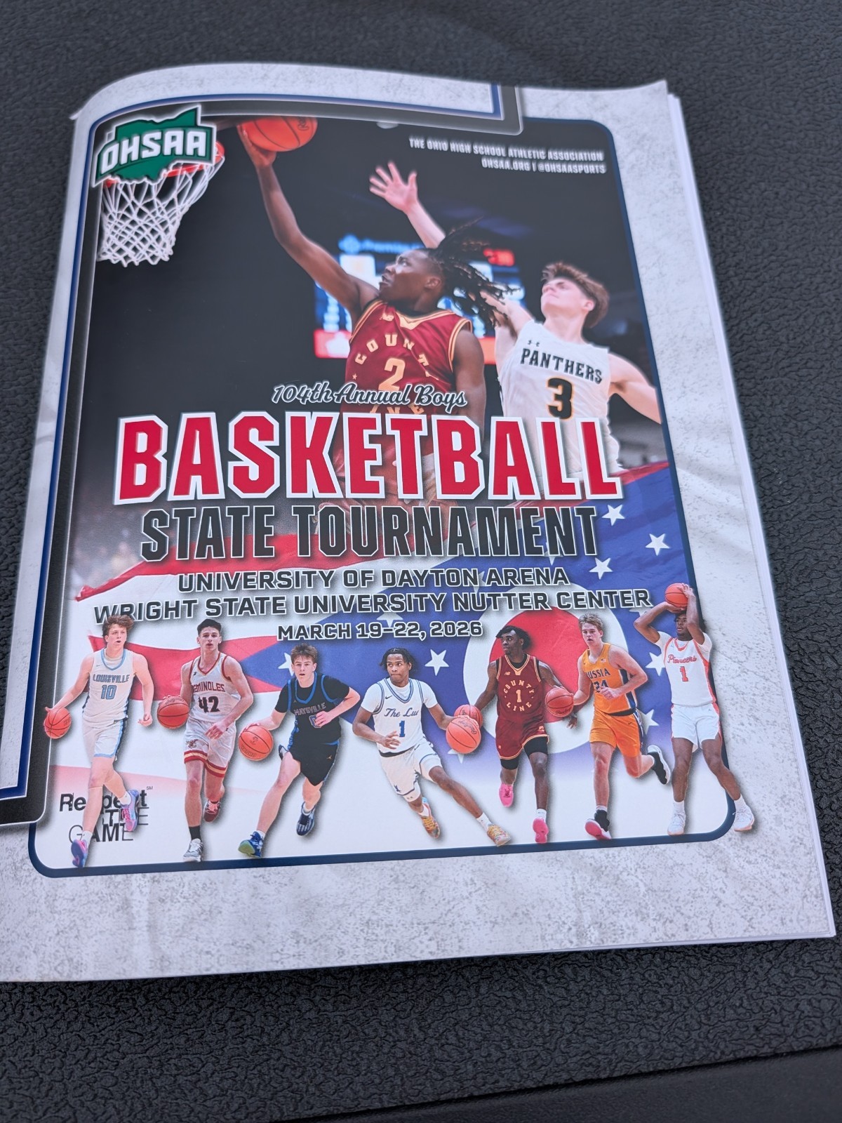 2026 OHSAA Ohio State Boys Basketball State Championship Program