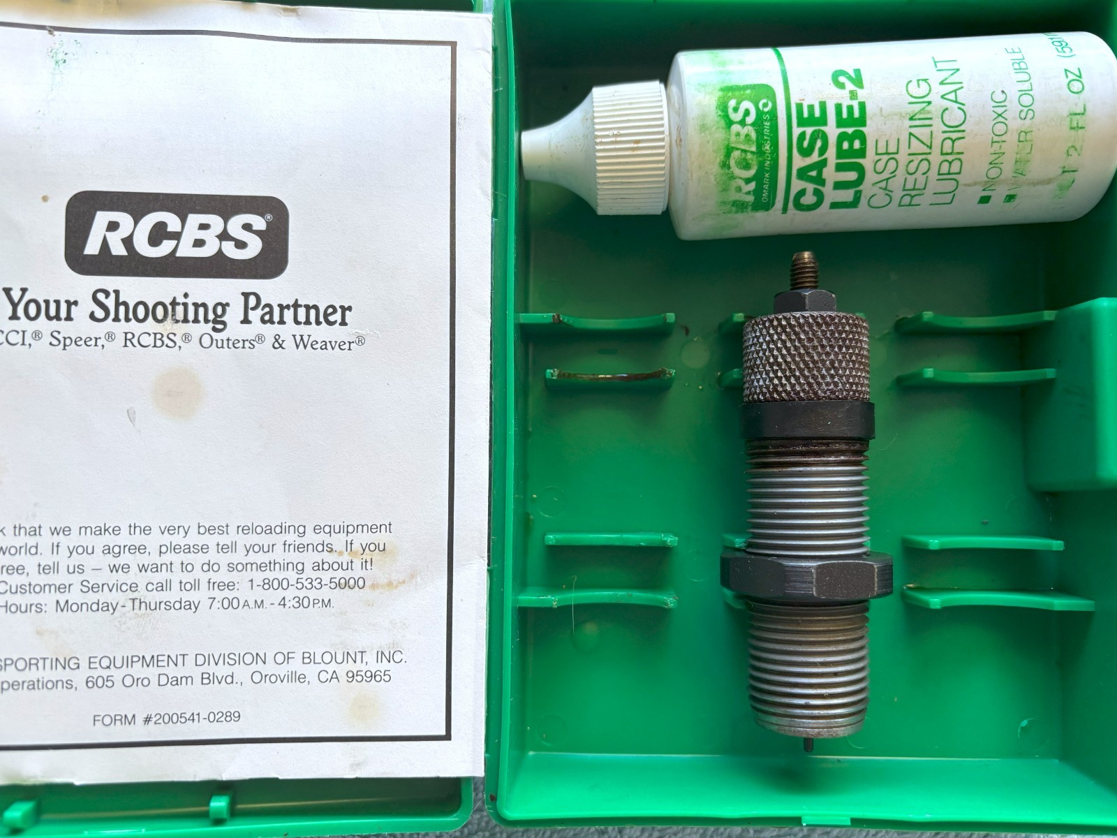 RCBS LUBE DIE #1 / 87551