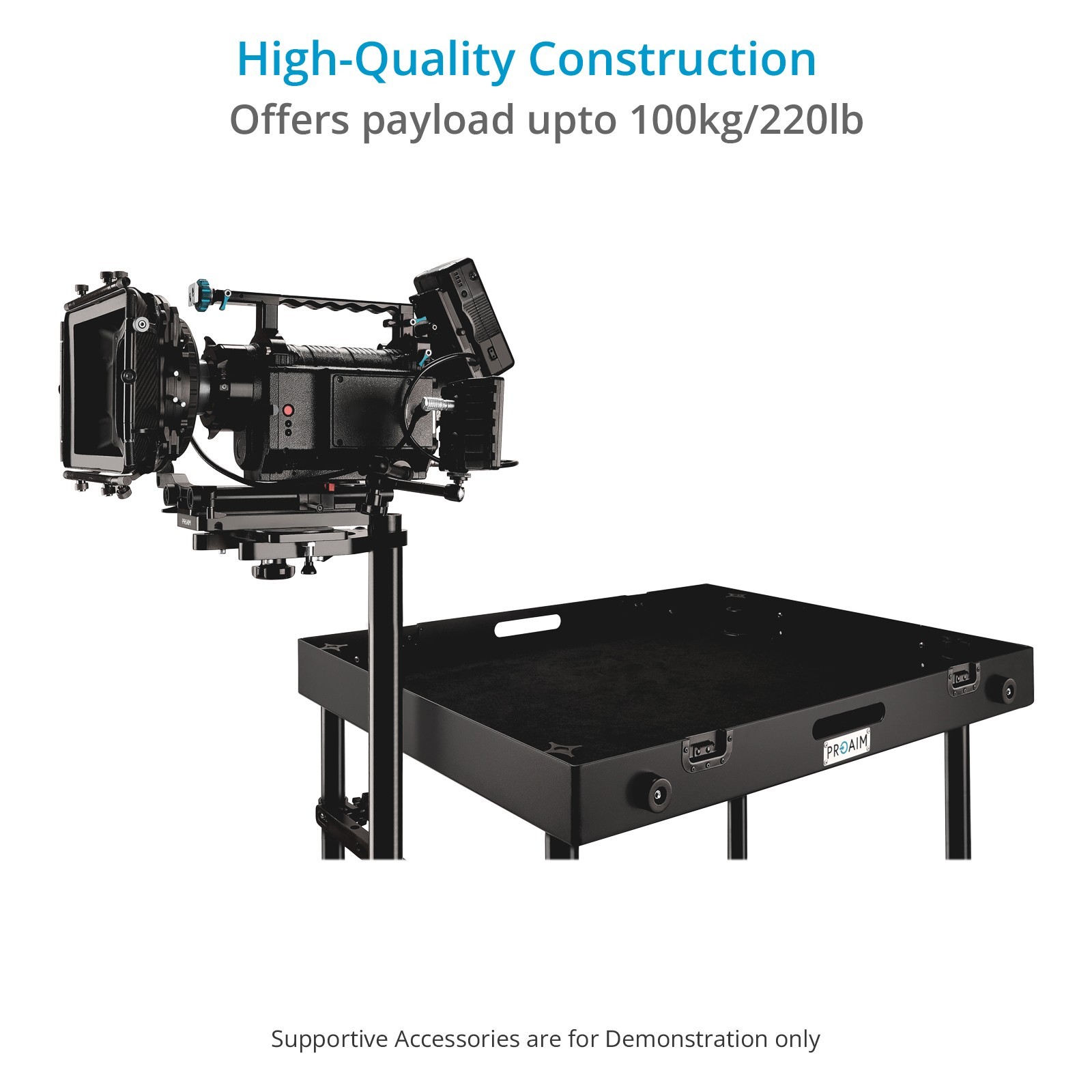 Proaim Camera Rotator Grip for Video Production Fim Carts