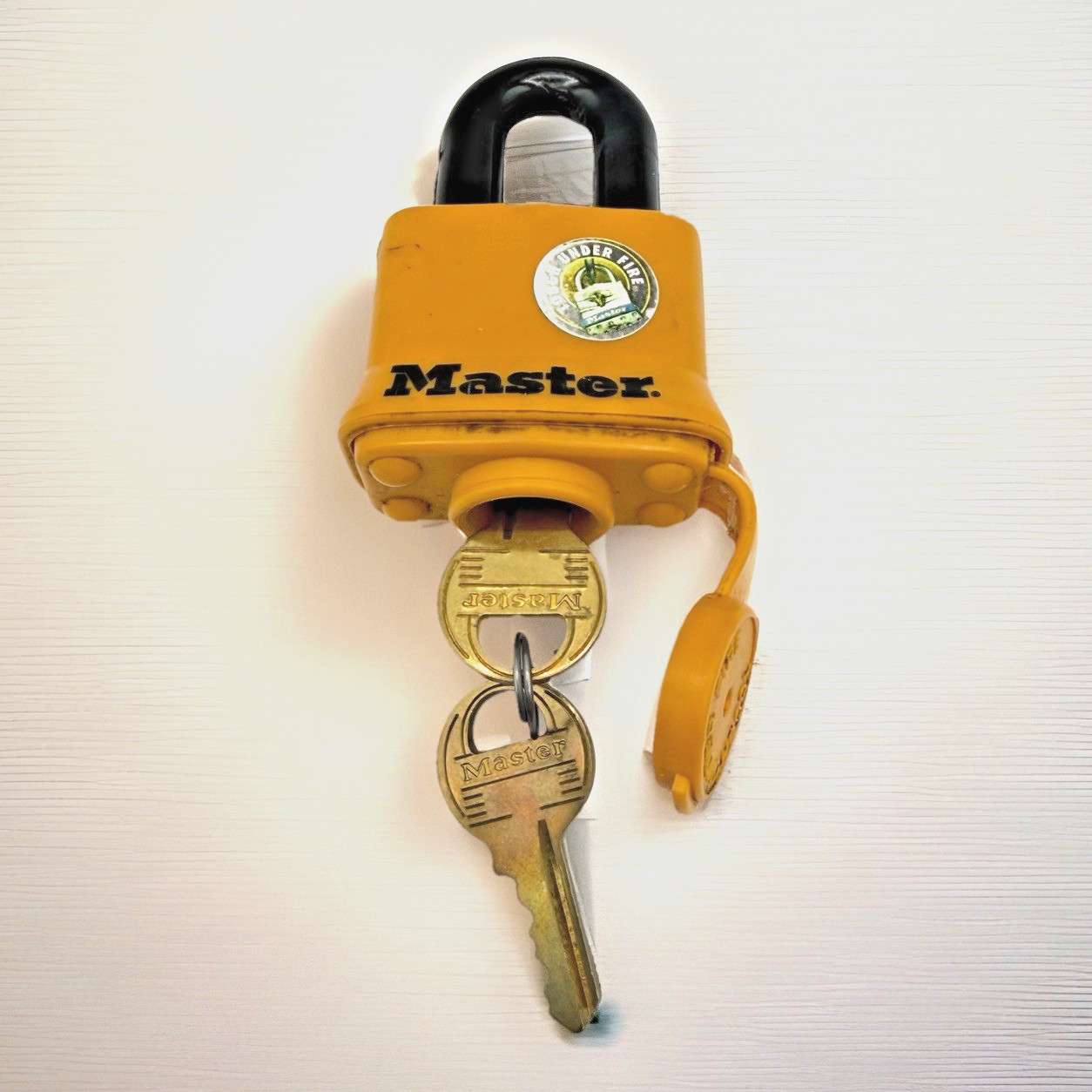Master Lock 315KAD Heavy Duty Weatherproof Padlock Outdoor Lock w/ 2 Keys