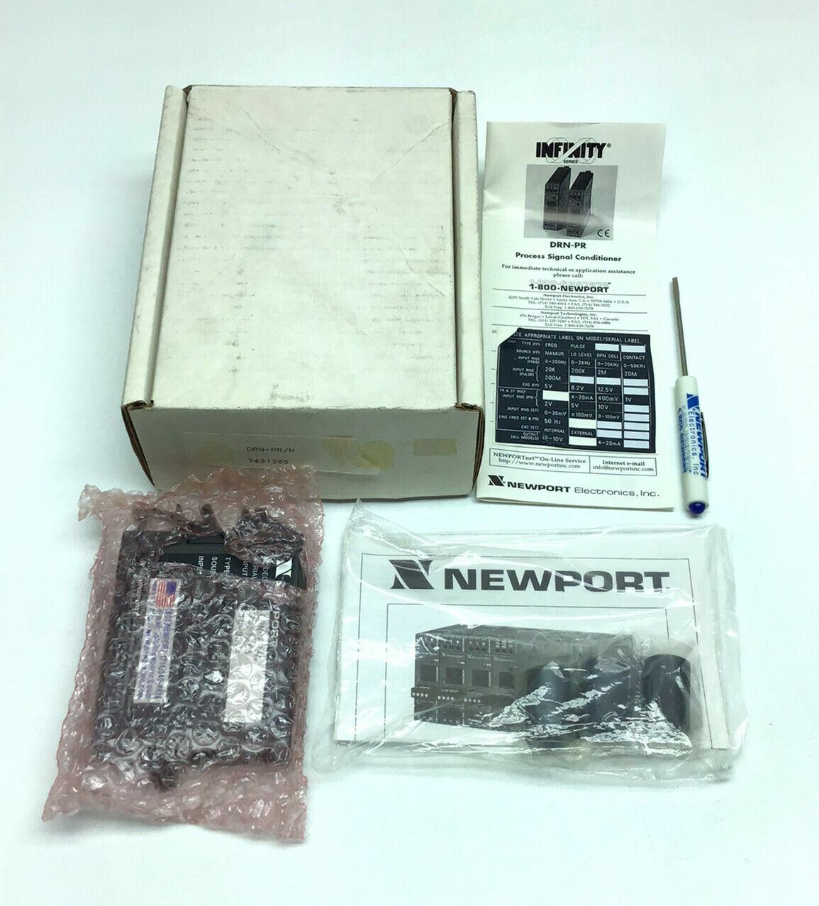 NEW NEWPORT DRN-PR/N SIGNAL CONDITIONER W/ RS232C COMMUNICATION 10-32-V