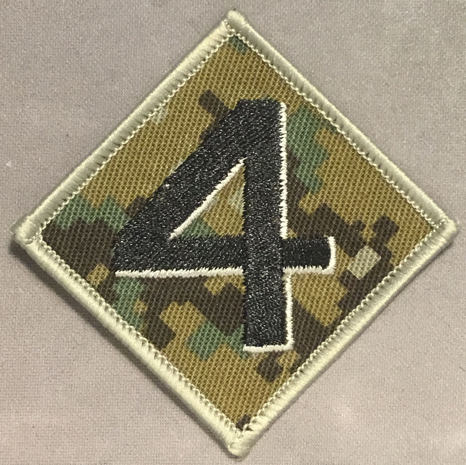 USMC Marine Corps 4th Division camo patch