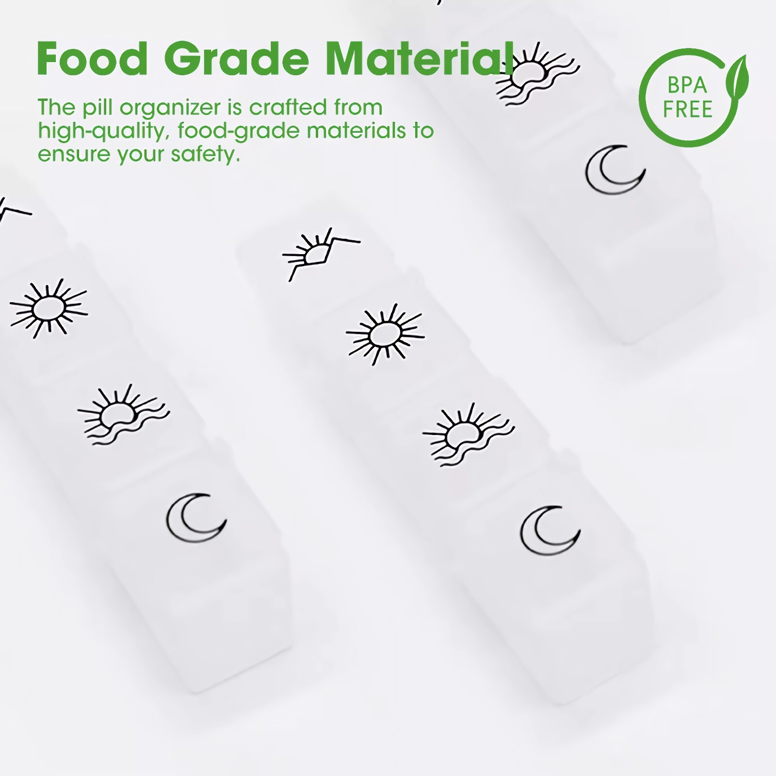 Smart Automatic Pill Dispenser – 7-Day Medication Organizer with Voice Reminder