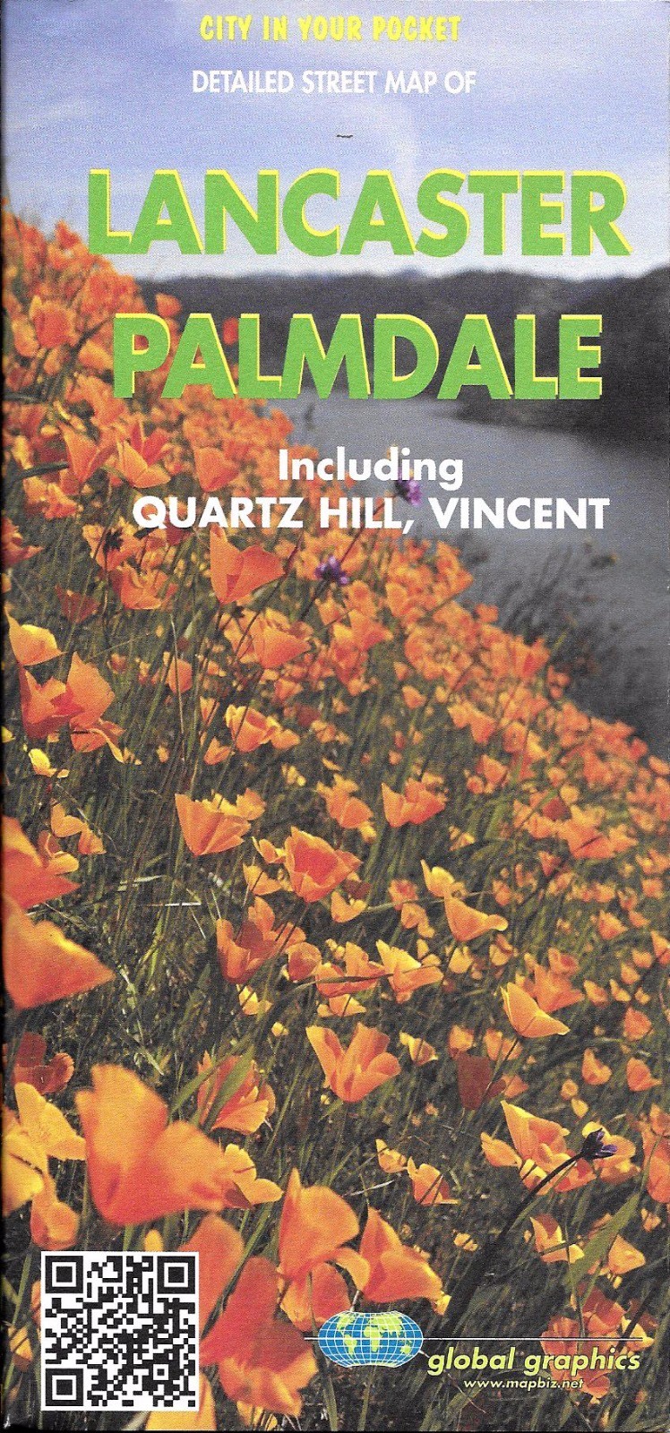 Detailed Street Map of Pasadena, Arcadia & San Gabriel Valley, California, by Gl
