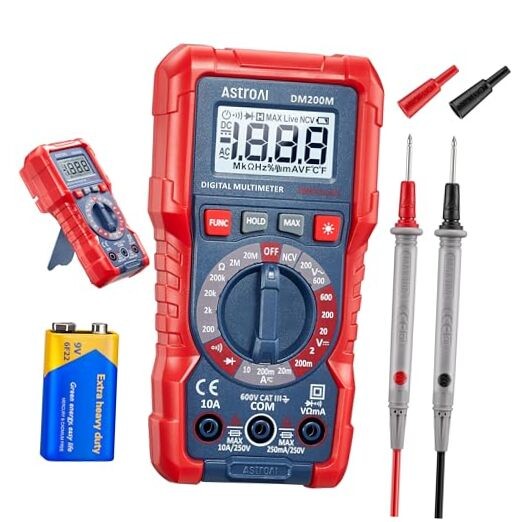 TRMS 2000 Digital Multimeter Voltage Tester - Fast & Fast