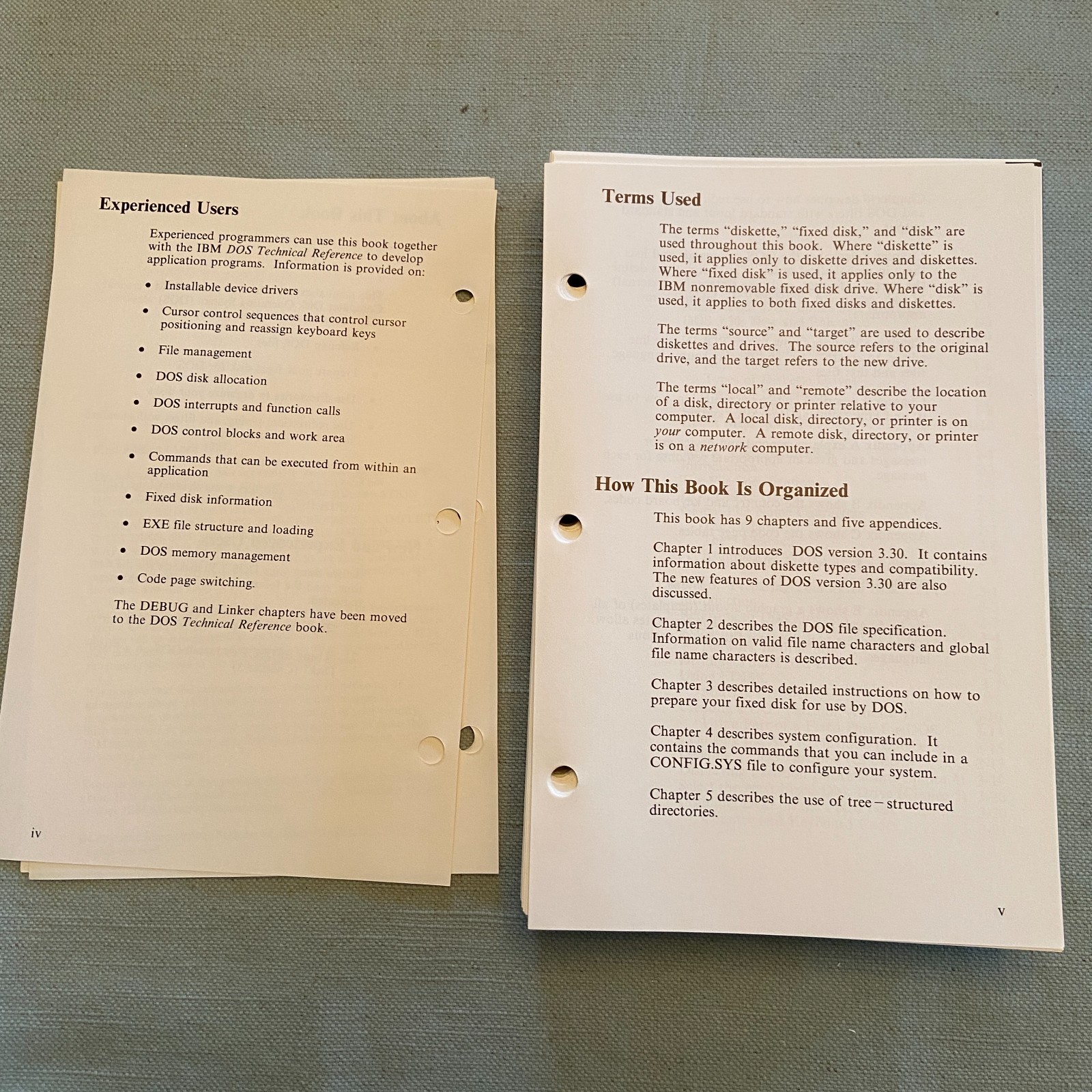 IBM Disk Operating System Version 3.30 Reference 1st Ed. 1987 Programming Family