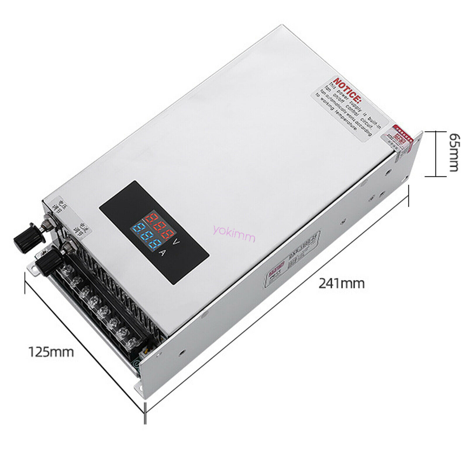 1KW 20A Adjustable Current and Voltage DC 0-48V DC Switch Mode Power Supply