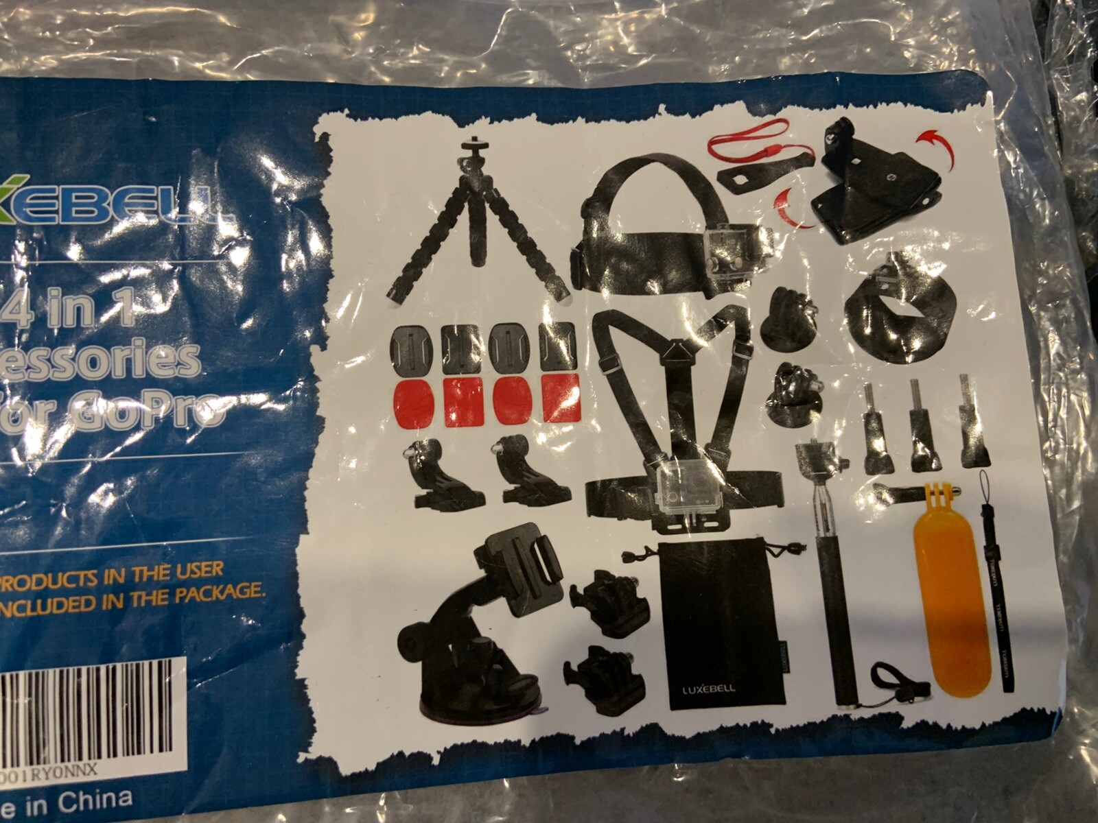 LUXEBELL 14 IN 1 ACCESSORIES KIT FOR GOPRO