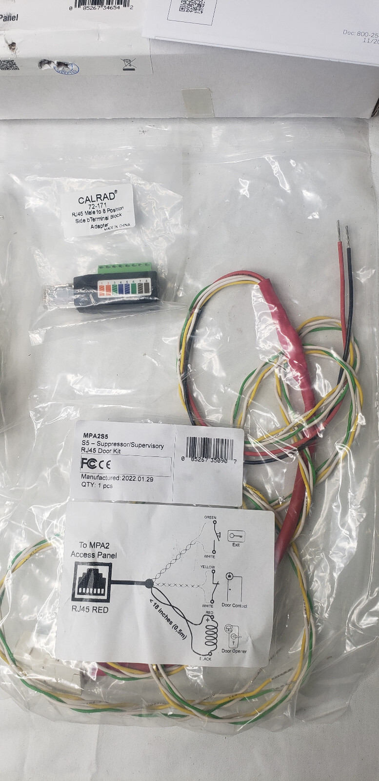 Honeywell MPA1002U-MPS 2 Door Access Control Kit