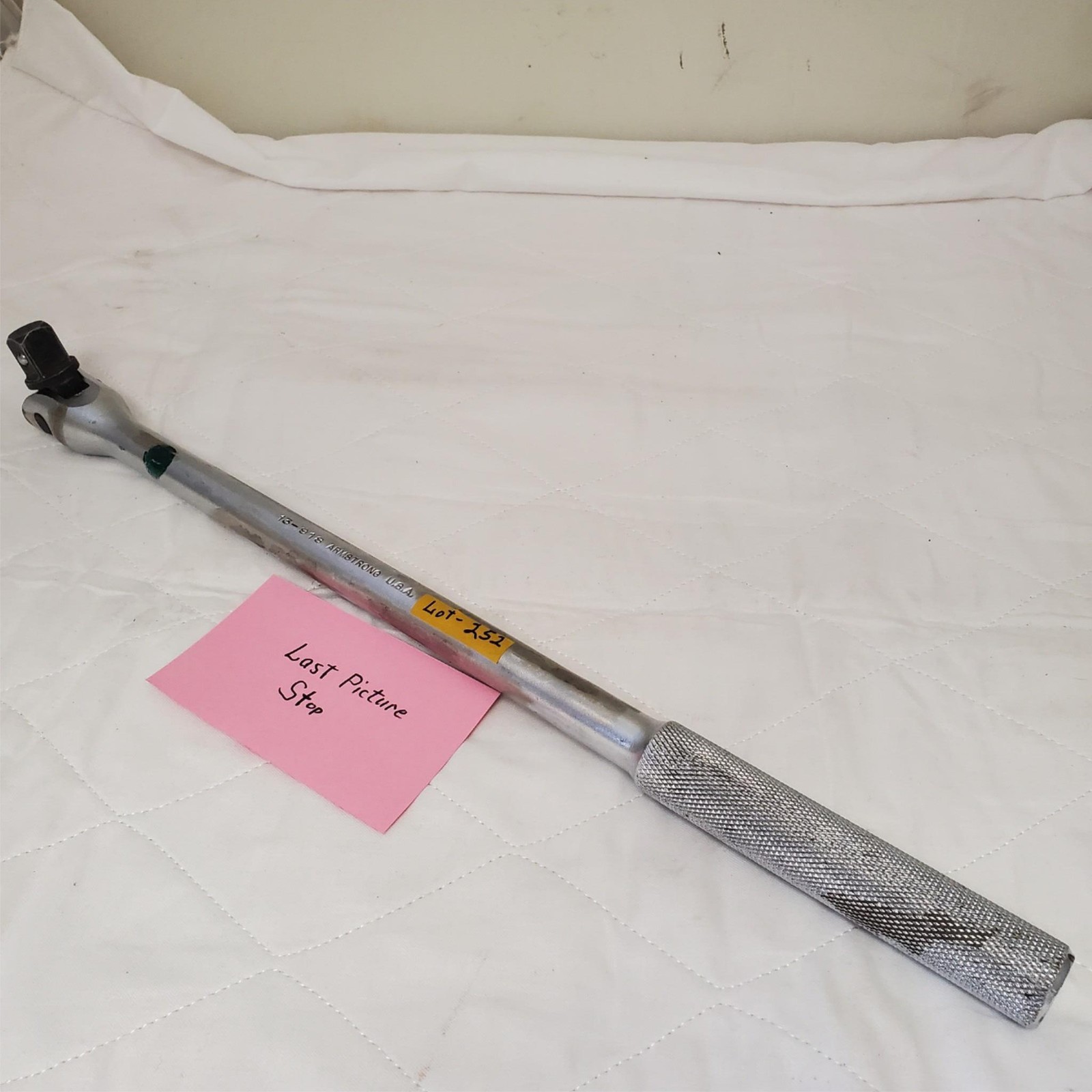 Armstrong Adjustable Torque Wrench Square Drive Mechanic’s Tool LOT-252