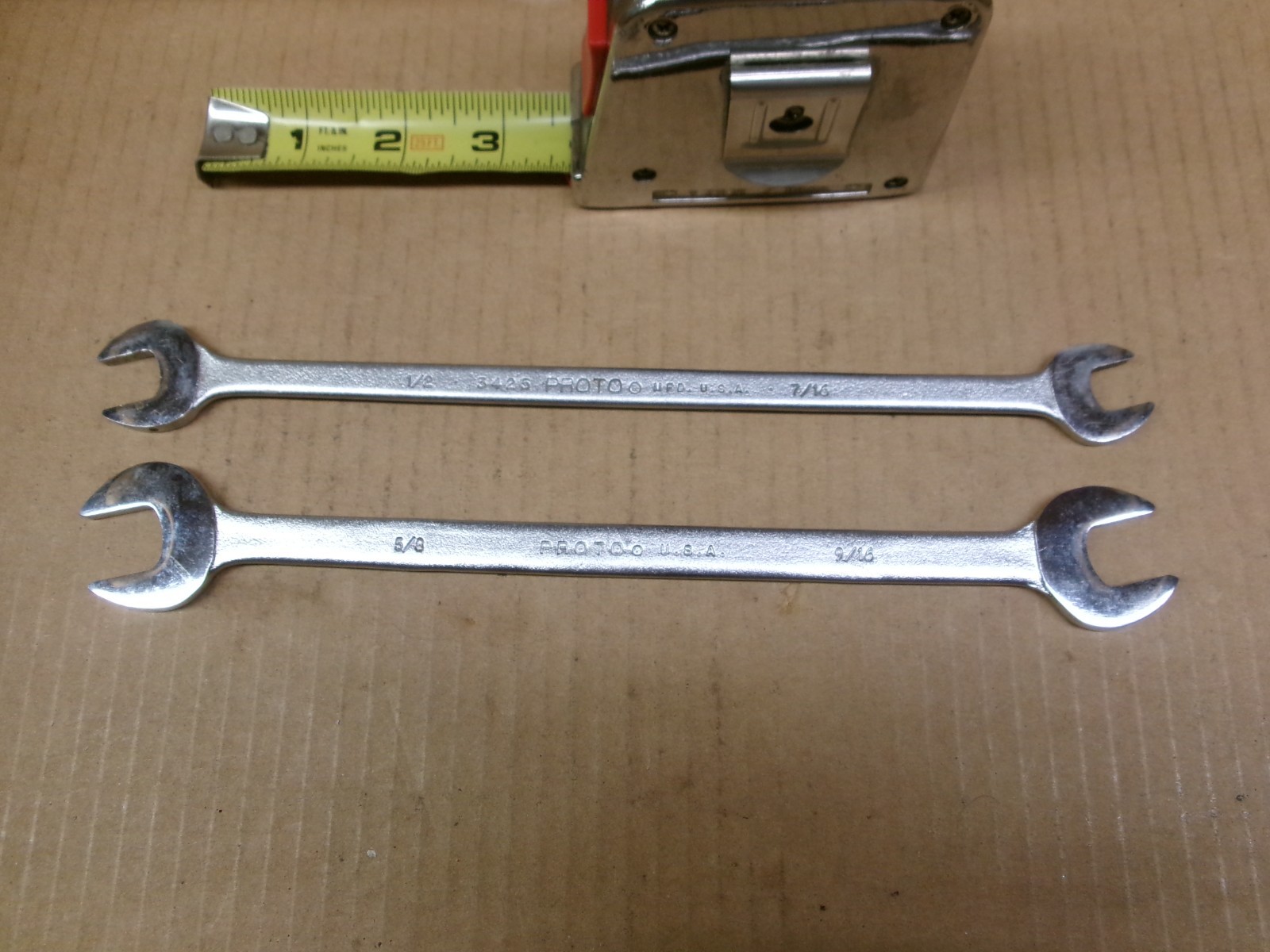 Proto  USA 2-Piece Tappet Wrench Set / Lot No 3425 + No 3430  NOS