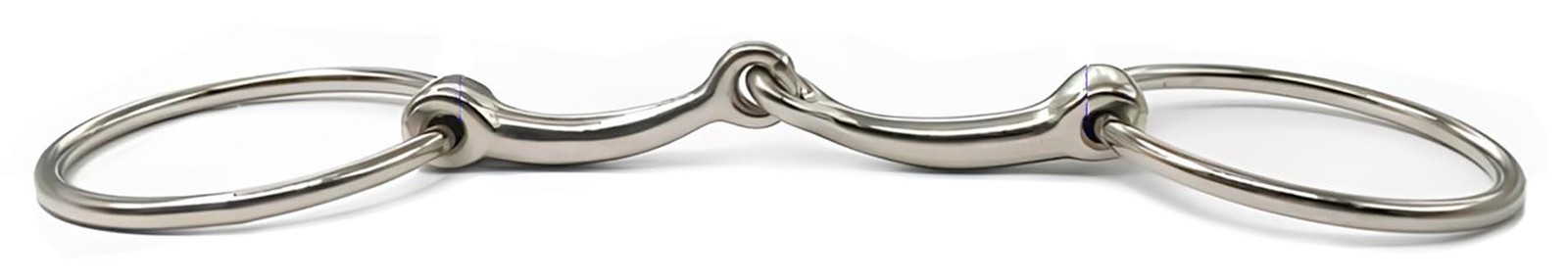 Loose Ring Snaffle Bit for Horses - Iron Training Bit for Sensitive Riders, 5"