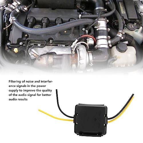 Car Power Filter Noise Ground Loop Isolator Car Audio Noise Filter 12V Car