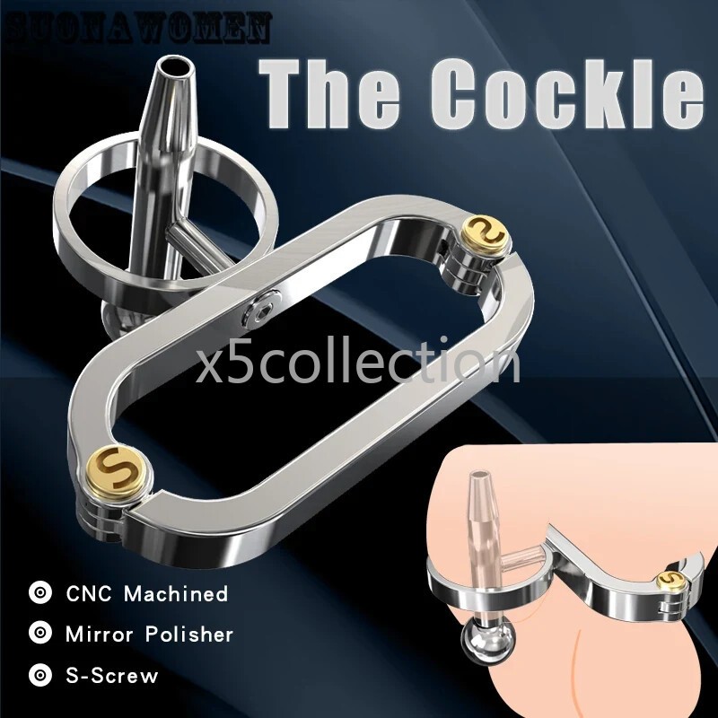 Stainless Steel Metal Male Chastity Device PA Cage Ring Bondage Belt Adult S004