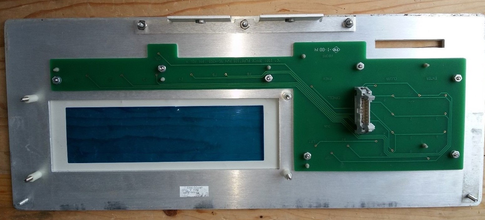 7215Xi-200 Rev A Front Panel for Ruska 7215 XI Digital Pressure Controller