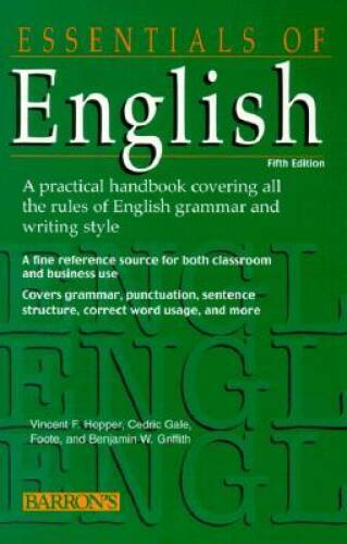 Essentials of English (Barron's Essentials of English) - Paperback - VERY GOOD