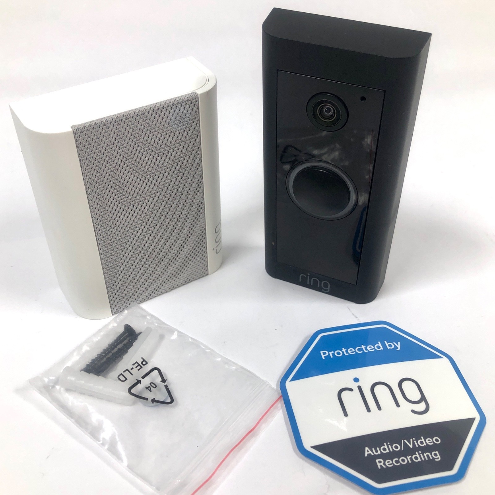 Ring Video Doorbell Wired Model 5AT3T5 HD and Chime