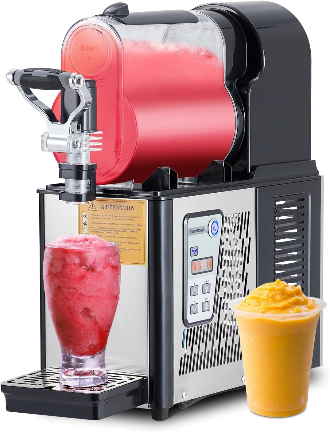 Heavy-Duty Commercial Frozen Drink & Slushy Machine 1/2 Tanks 3L/12L/24L/30L US