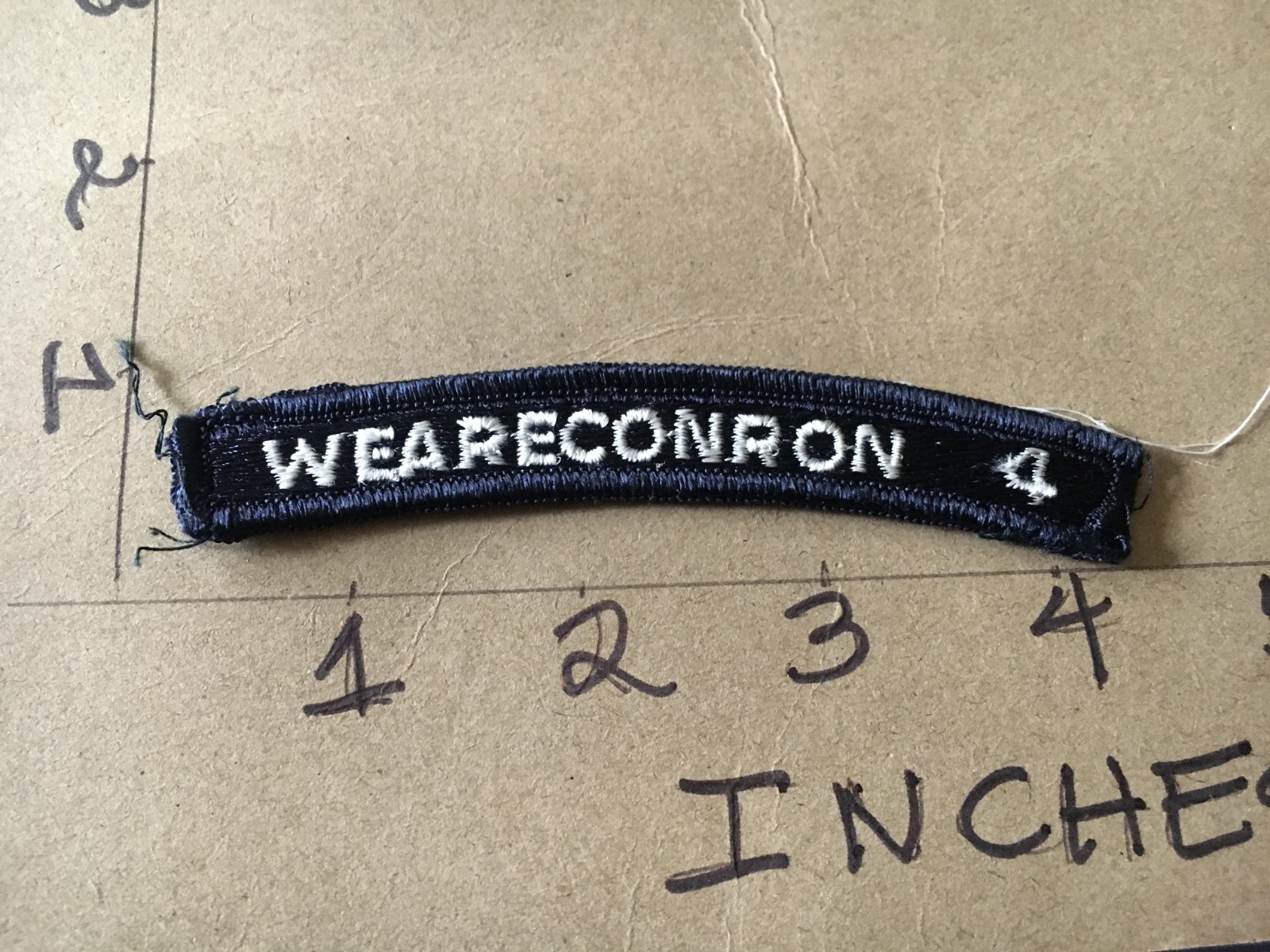 US NAVY SHOULDER STRIP TAB *** rocker *** Patch Weareconron 4