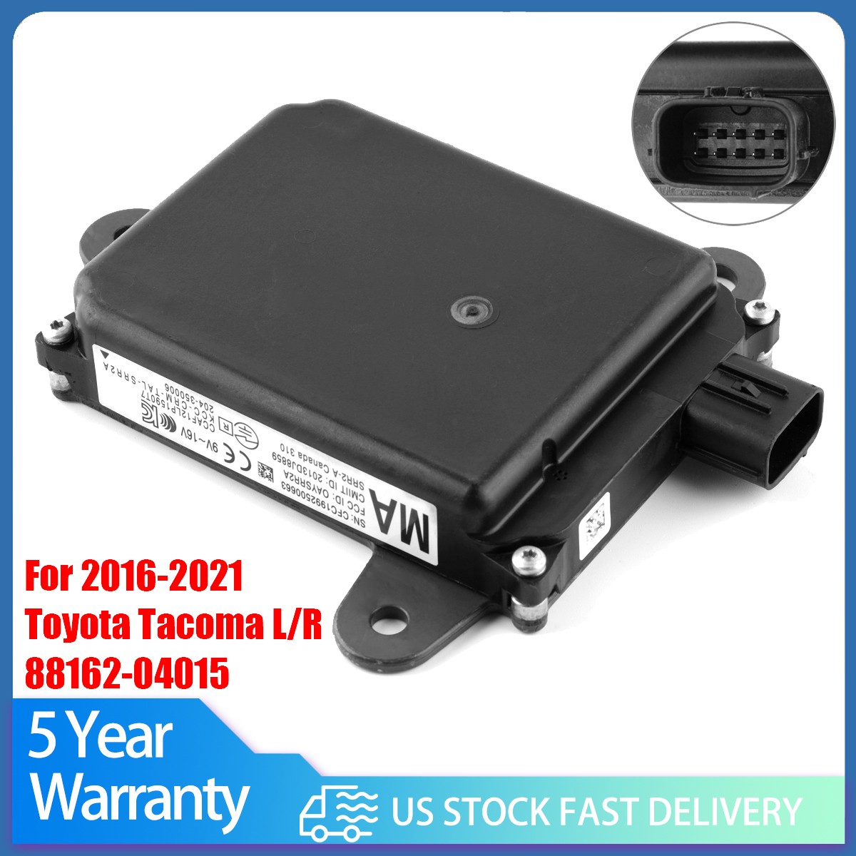 Blind Spot Monitor System Sensor 88162-04015 For 2016-2021 Toyota Tacoma L/R NEW
