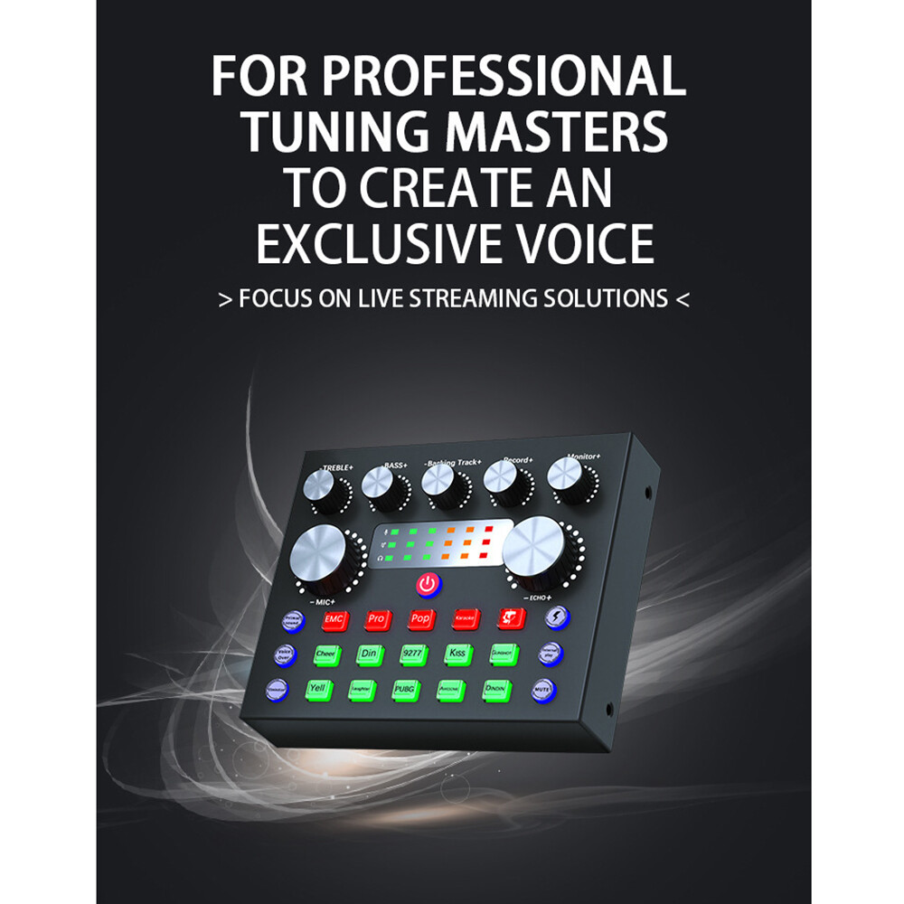 Mini Bluetooth Audio Music Mixer Sound Mixing Console Amplifier Studio