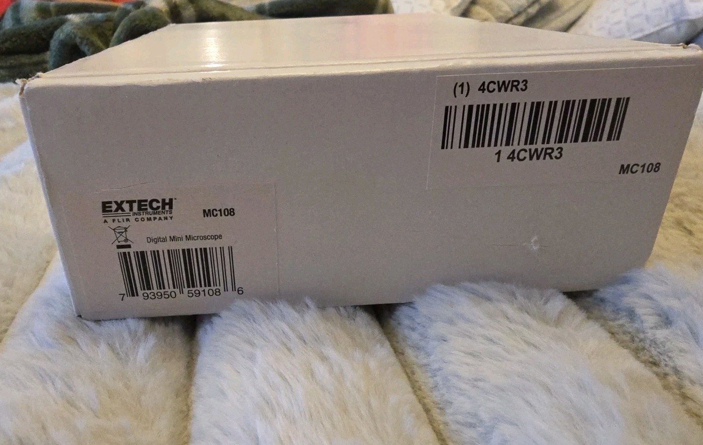 Extech MC108 Digital Mini Microscope New Open Box