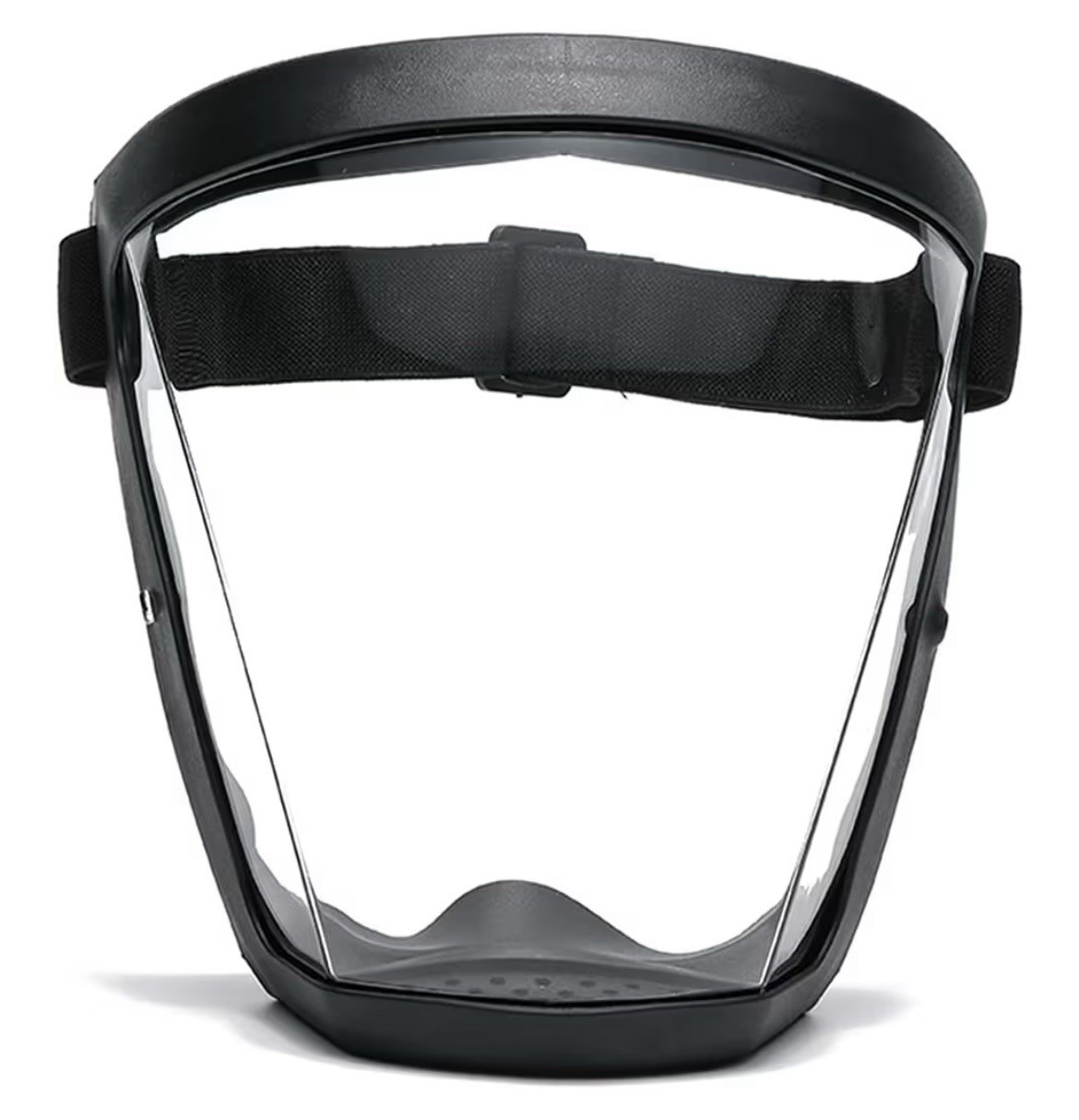 PPE, Black Face Mask Shield, Adult Anti-Fog Protective Mask, Home, Hospital, Med