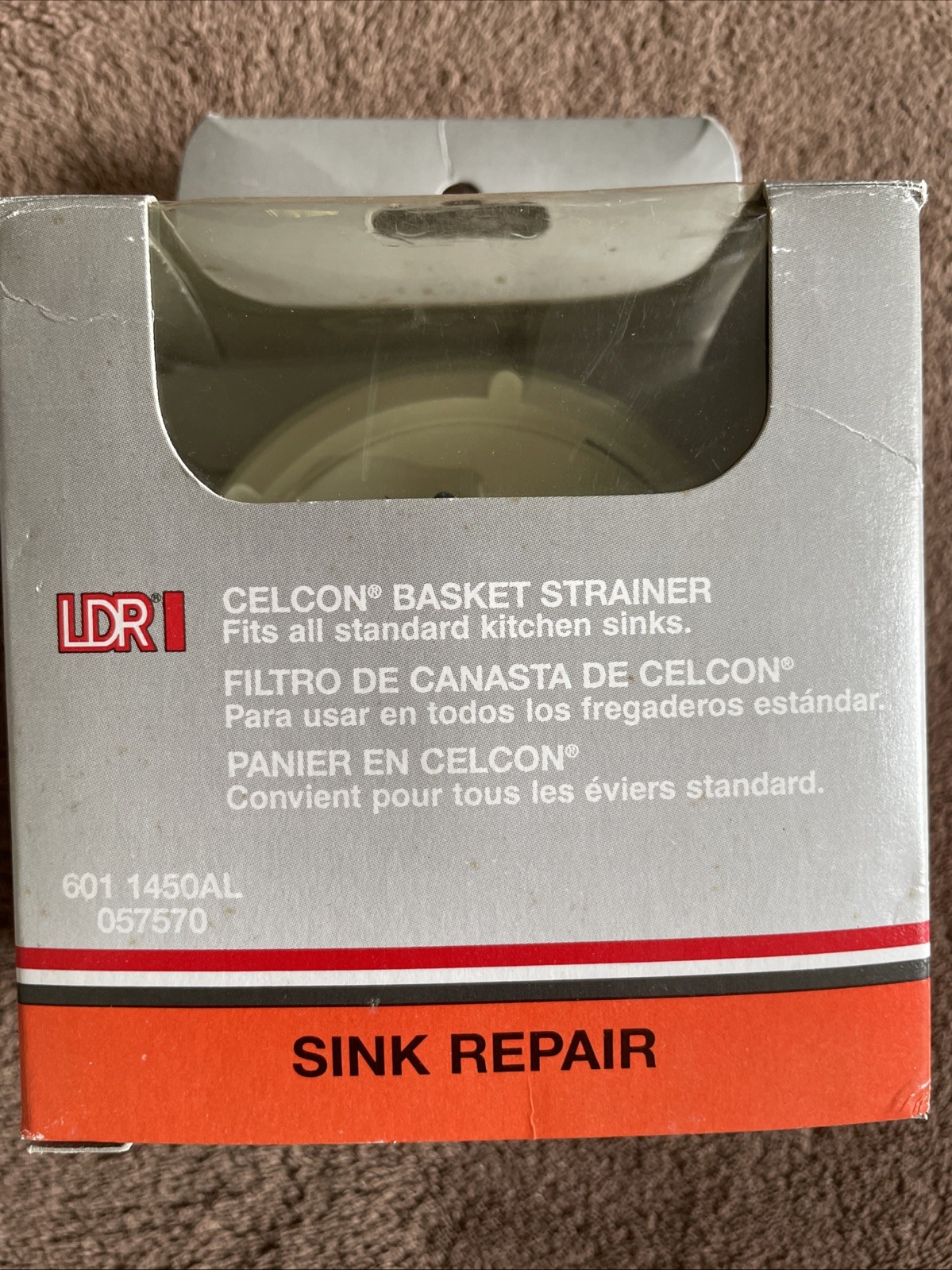 LDR CELCON  BASKET STRAINER  color ivory New