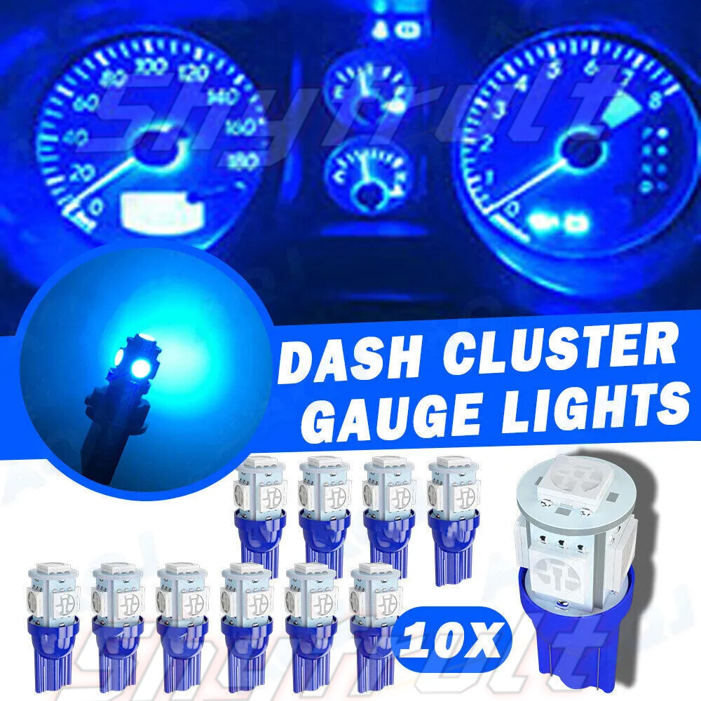 Dash Instrument Cluster Gauges BLUE LED LIGHT BULB KIT Fits 99-03 Ford F150 F250