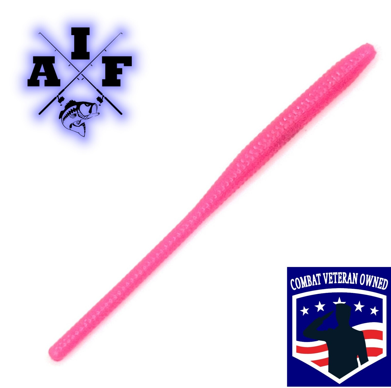 60ct 3" Hot Pink floating finesse trout worm Fishing
