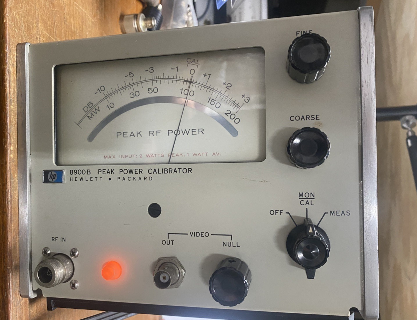 HP 8900B Peak Power Calibrator