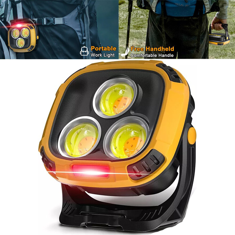 3300 Lumen Rechargeable Work Light Magnetic LED Super Bright Portable Work light