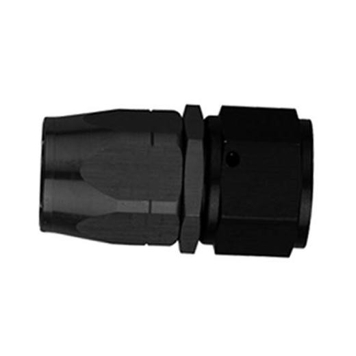 -8 AN HOSE, STRAIGHT, ANODIZED, BLACK, ALUMINUM