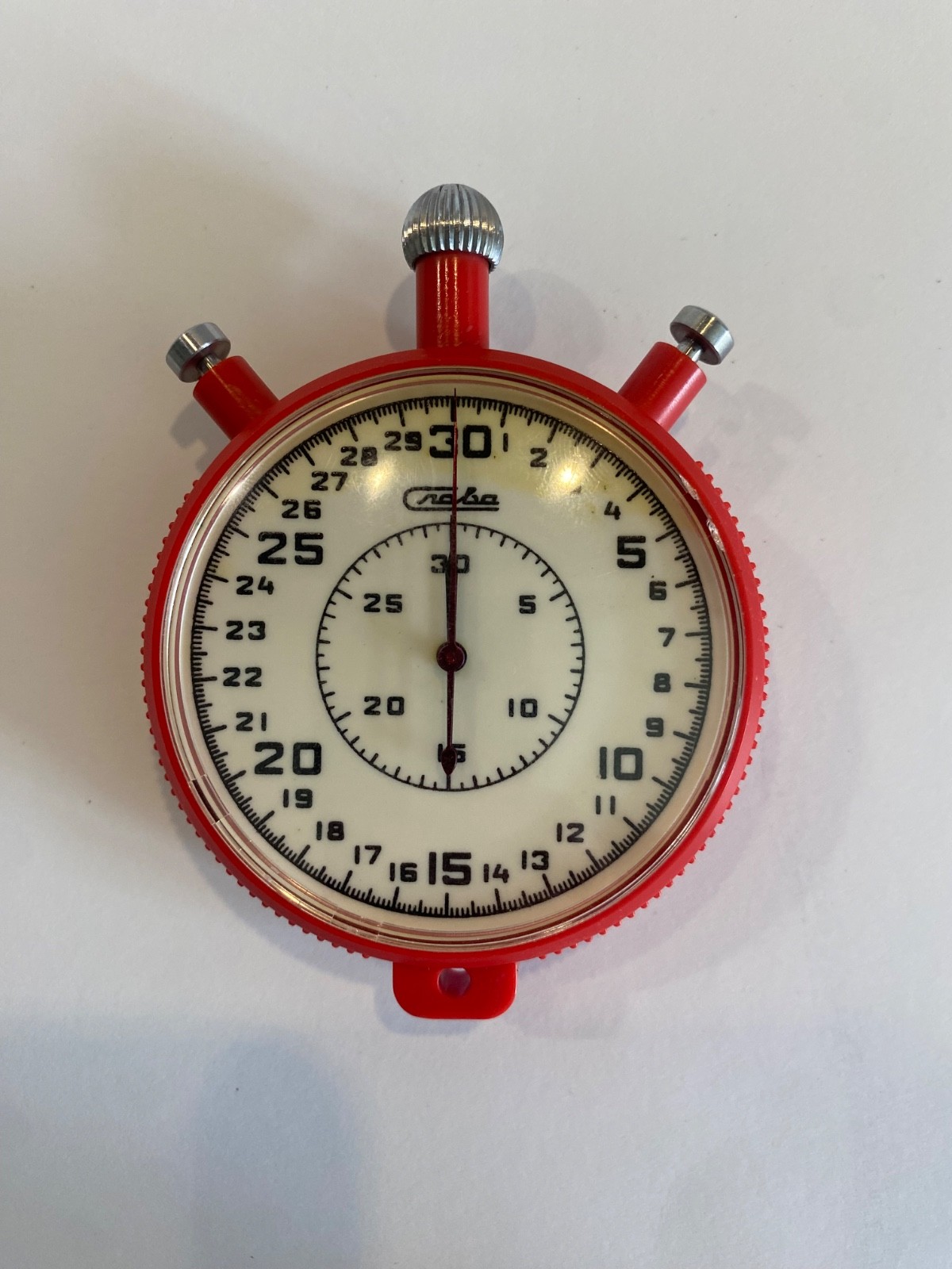 Vintage USSR Slava Stopwatch Mechanical 3 Button Working Soviet Timer Rare