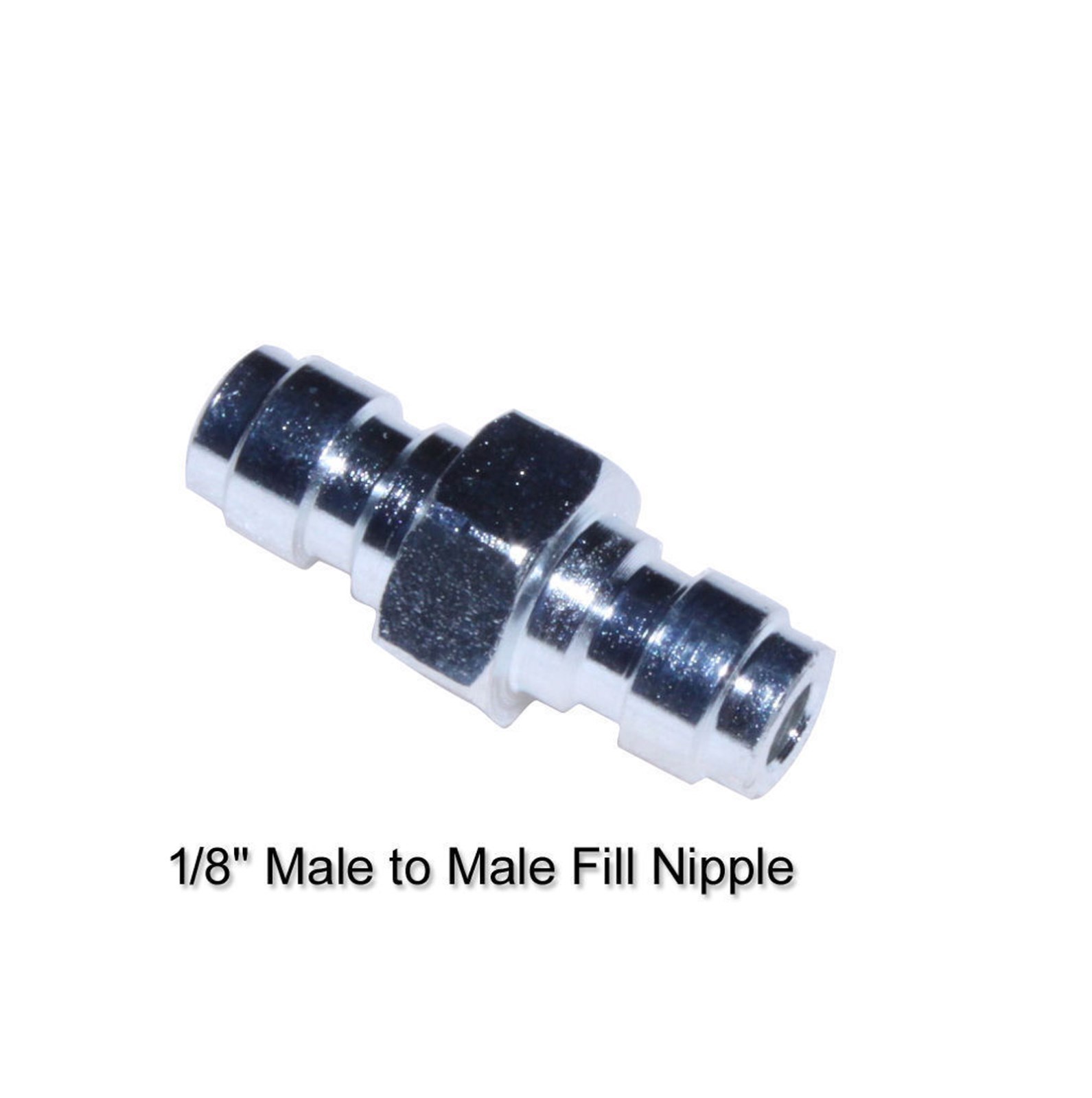 P&W High Pressure open flow Male to Male 1/8" fill nipple up to 4500psi  10402