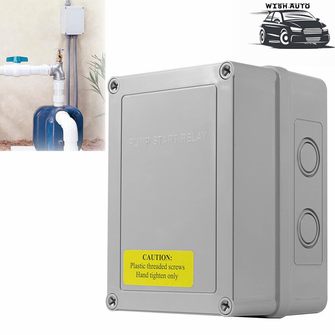 1522 Pump Start Relay for Irrigation Systems with Housing 3HP 110V 220V 24V Coil