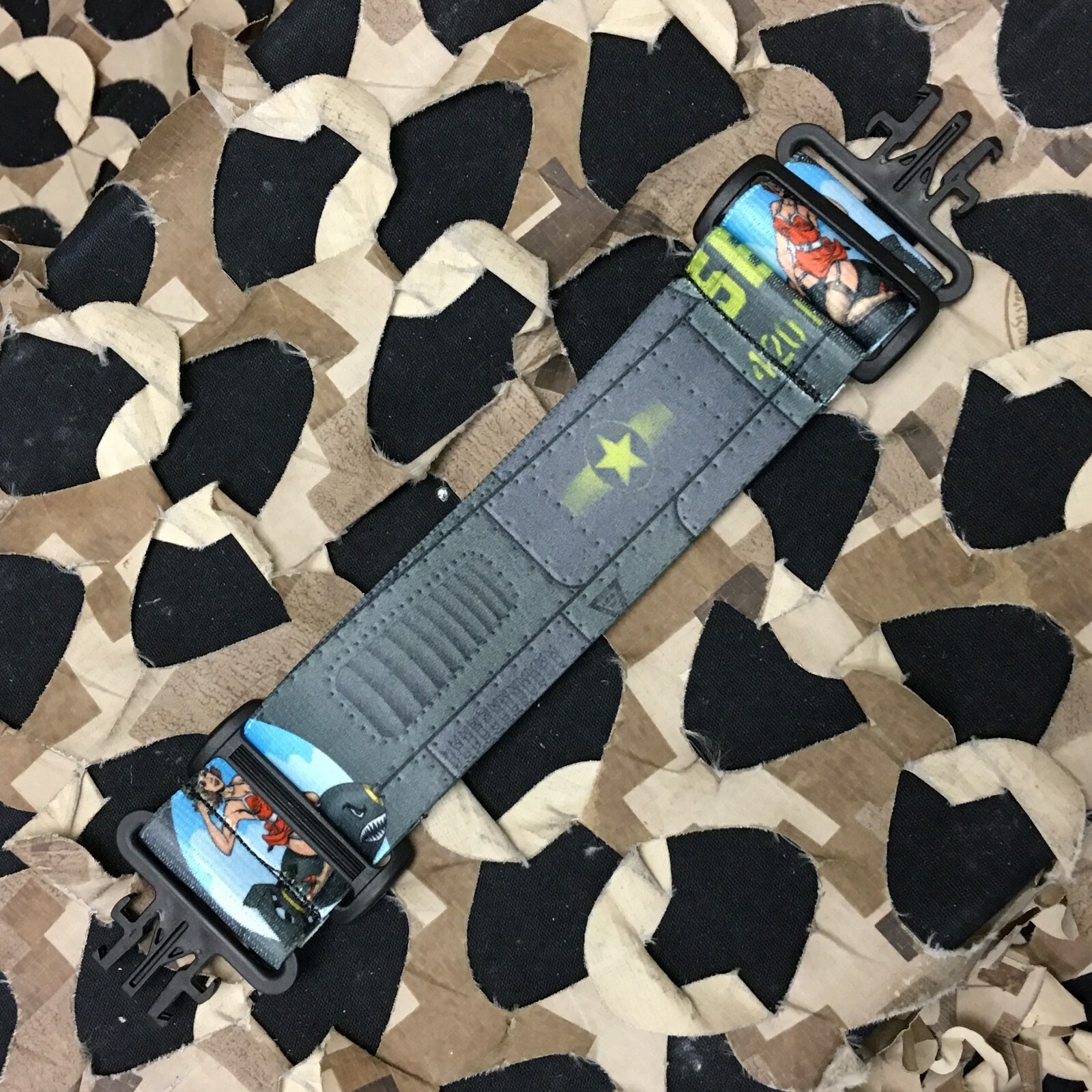 NEW KM Paintball Grill Goggle Strap - SE Bombin' Betty