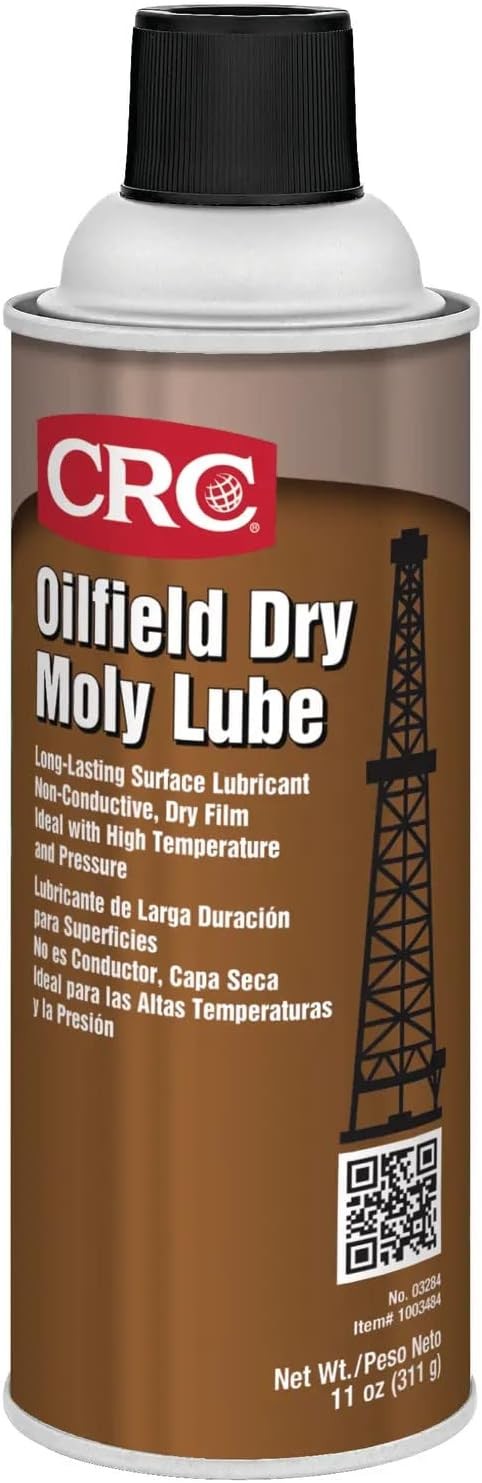 CRC Oilfield Dry Moly Lube, 11 Wt Oz, 03284 11 Lube
